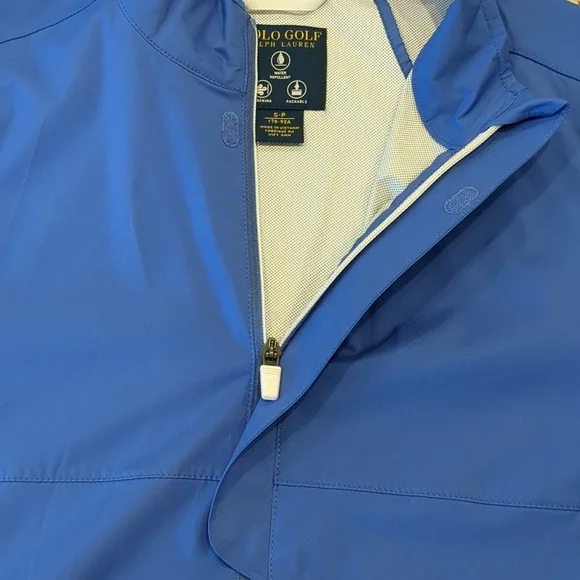Polo Ralph Lauren Golf Men's water repellent jacket size small blue - Picture 3 of 10
